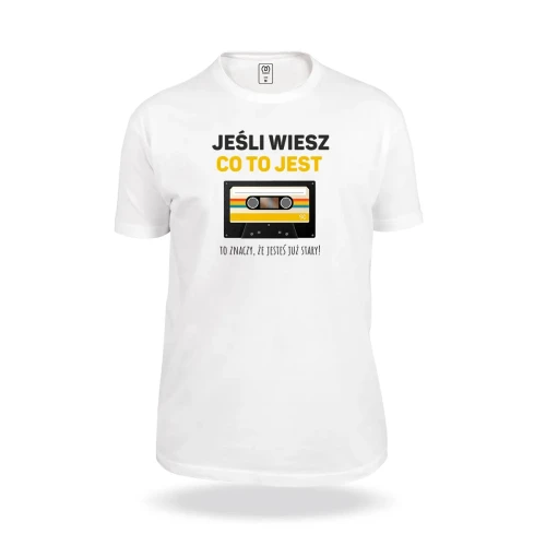 biala-koszulka-z-napisem-jesli-wiesz-co-to-jest-to-znaczy-ze-jestes-juz-stary